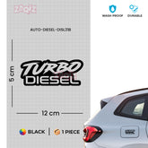 Weatherproof Diesel Tag for Fuel Caps